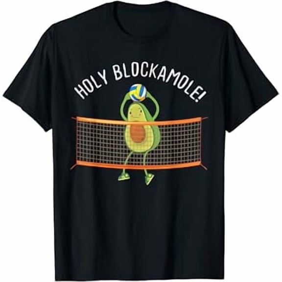 Holy Blockamole Volleyball Cute Funny T-Shirt