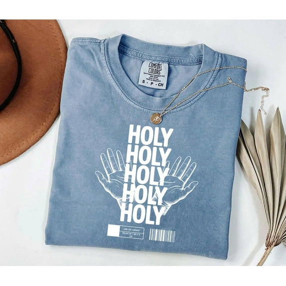 Holy Comfort Colors Christian Shirt – Retro Bible Verse Tee | Lord God Almighty Religious Gift