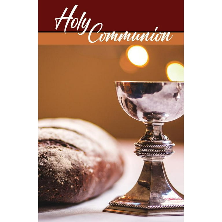 Holy Communion Bulletin (Pkg 100) Communion (Other) - Walmart.com for Free Printable Communion Bulletin Covers