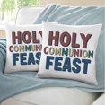 Holy Communion Feast Talk Santa'S Ear Off Family Christmas Pajamas