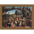 thumbnail image 1 of Holy Conversation 36x28 Large Gold Ornate Wood Framed Canvas Art by Vittore Carpaccio, 1 of 2