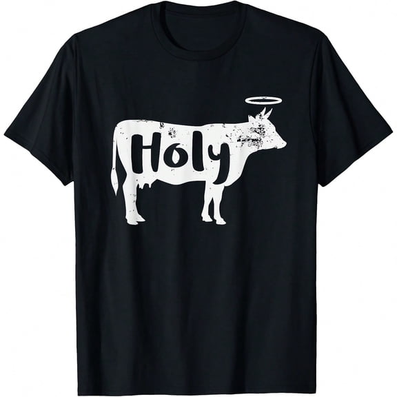 Holy Cow Funny Dairy Farmer Midwest Pride T-Shirt.JPG