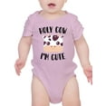 thumbnail image 1 of Holy Cow I'm Cute Bodysuit Infant -Smartprints Designs,  6 Months, 1 of 4
