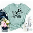thumbnail image 1 of Holy Cow I'm Cute T-shirt Birthday Shirt Women's Heifer Tee Animal Lover Tshirt Country Gift Dairy Top Farm Shirts, 1 of 3