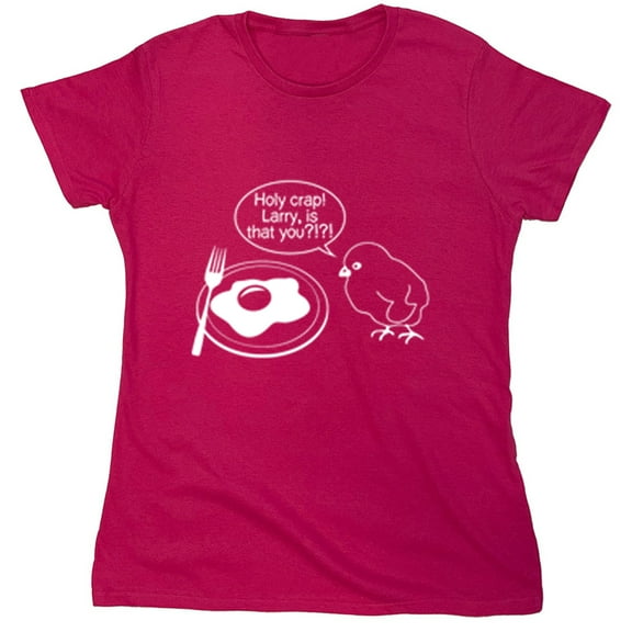 Holy Cow Larry Is That You Sarcastic Novelty Gift Idea Adult Humor Funny Women's Casual Tees