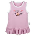 thumbnail image 1 of Holy Cow I'm One Funny Dresses For Baby, Newborn Babies Skirts, Infant Princess Dress, 0-24M Kids Graphic Clothes (Pink Sleeveless Dresses, 0-6 Months), 1 of 4