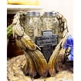 thumbnail image 1 of Holy Cross Psalm127 Scripture Heart Angel Wings Salt Pepper Shakers Holder Set, 1 of 6
