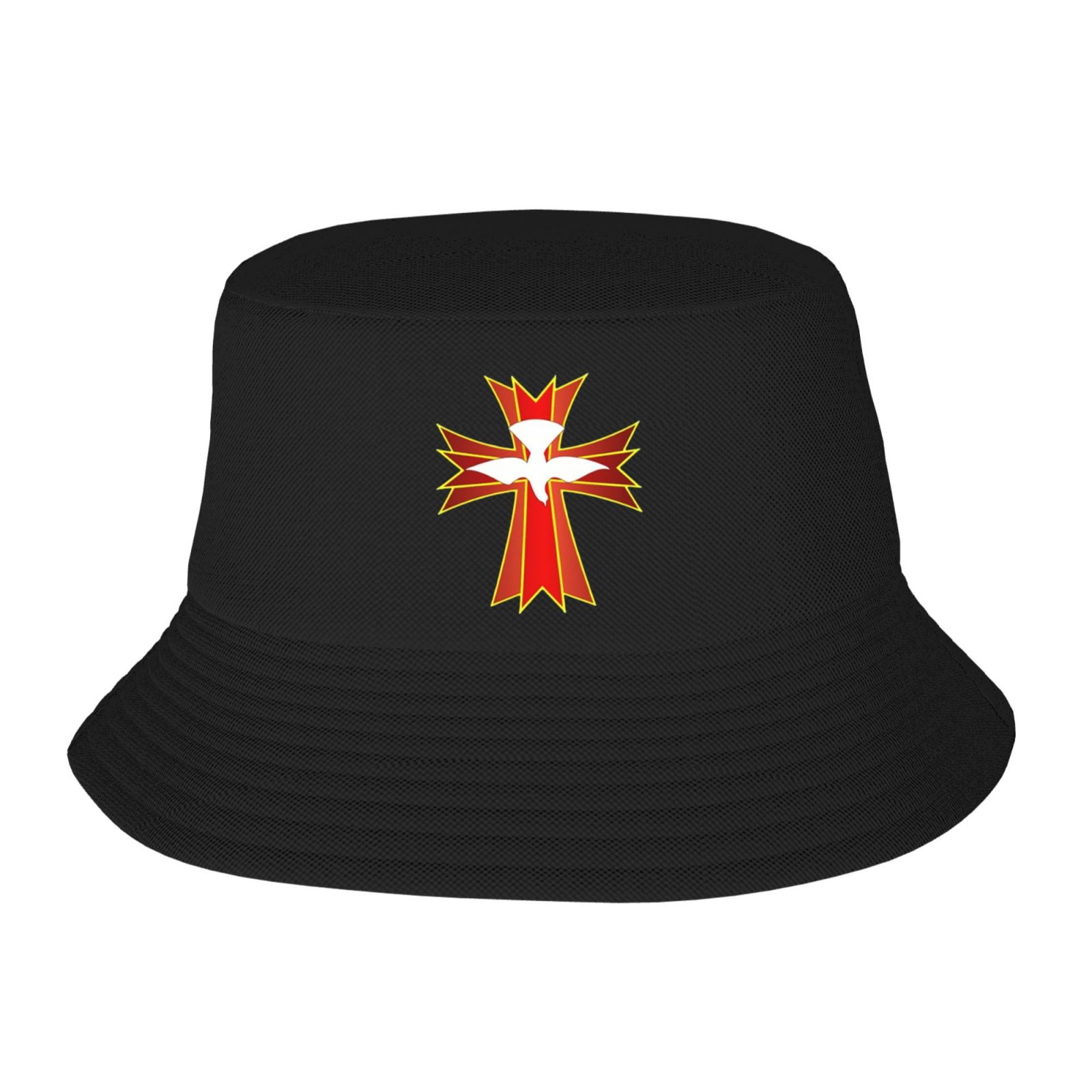 Holy Cross Satan Jesus Unisex Double Bucket Hat Dad Cap