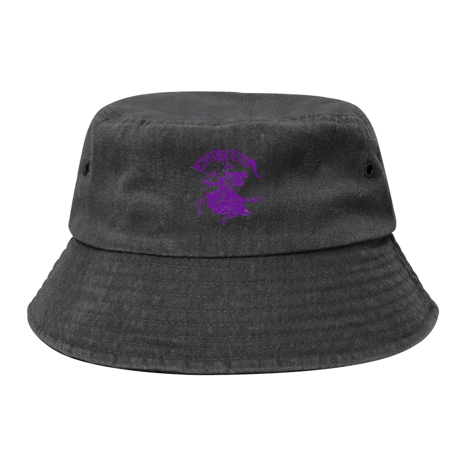 Holy Cross Satan Jesus Unisex Washed Denim Bucket Hat