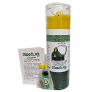 Holy Death Double Good Luck Dressed Candle Kit - Santa Muerte Doble Suerte