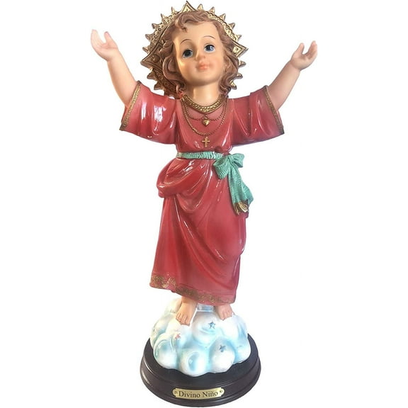 Holy Divine Child Statue Figure Nino Divino Jesus Religious Gift Figurine (5 Inches)