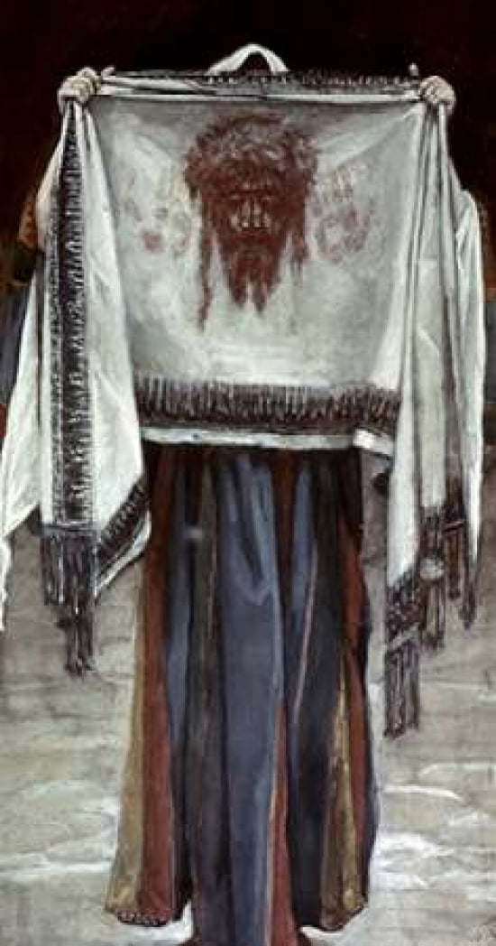 Holy Face Canvas Art - James Jacques Tissot (12 x 18)