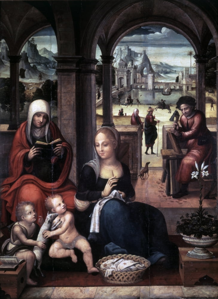 Holy Family Canvas Art - (24 x 36)
