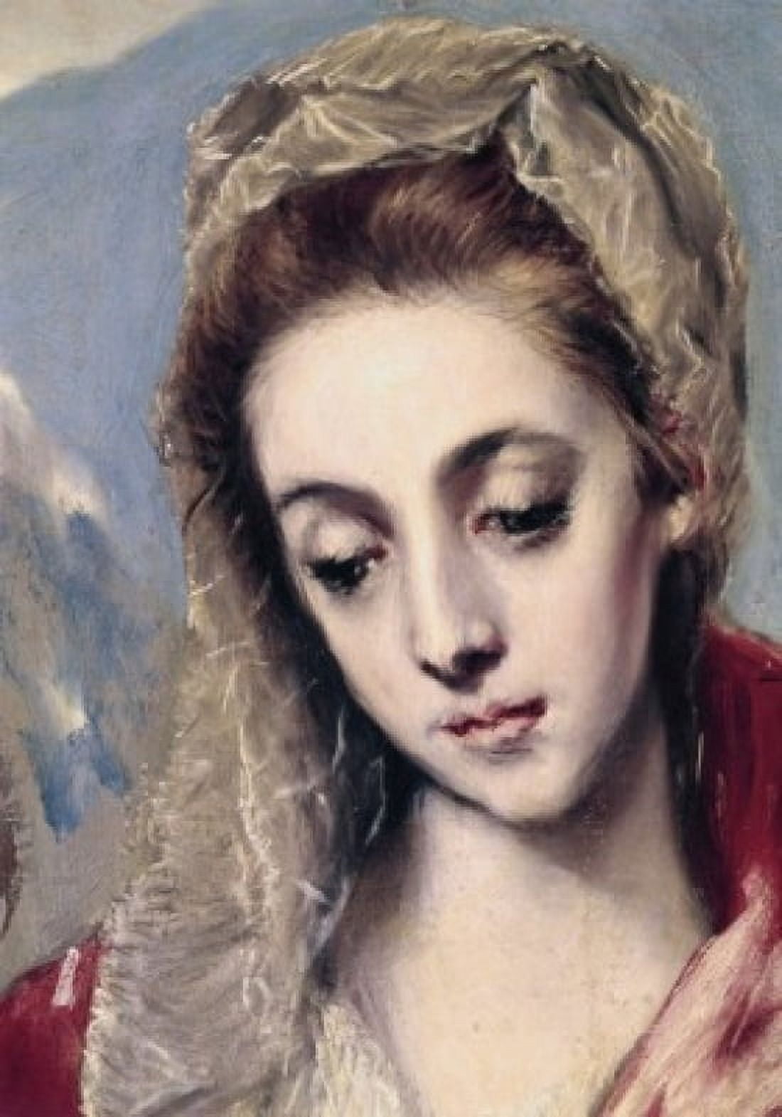 Holy Family - Detail Of Madonna El Greco (1541-1614 Greek) Canvas Art - El Greco (24 x 36)