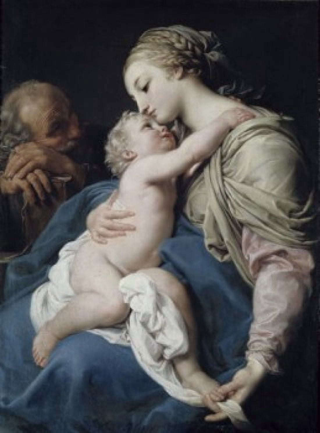 The Holy Family Girolamo di Giovanni da Camerino (flourished 1450-1473 Italian) Museo Capitolino Rome Italy Canvas Art - Girolamo di Giovanni da Camerino (18 x 24)