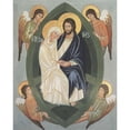 thumbnail image 1 of Holy Family Icon Poster Print by anonymous, 1 of 2