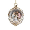 thumbnail image 1 of Holy Family Religious Christmas Ornament with Lilies, Festive Tree Decor, Intricate Craftsmanship, Versatile Religious Decor, Thoughtful Gift for Families, 1 of 3