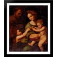thumbnail image 1 of Holy Family With Saint John The Baptist 28x32 Large Black Wood Framed Print Art by Raphael, 1 of 2