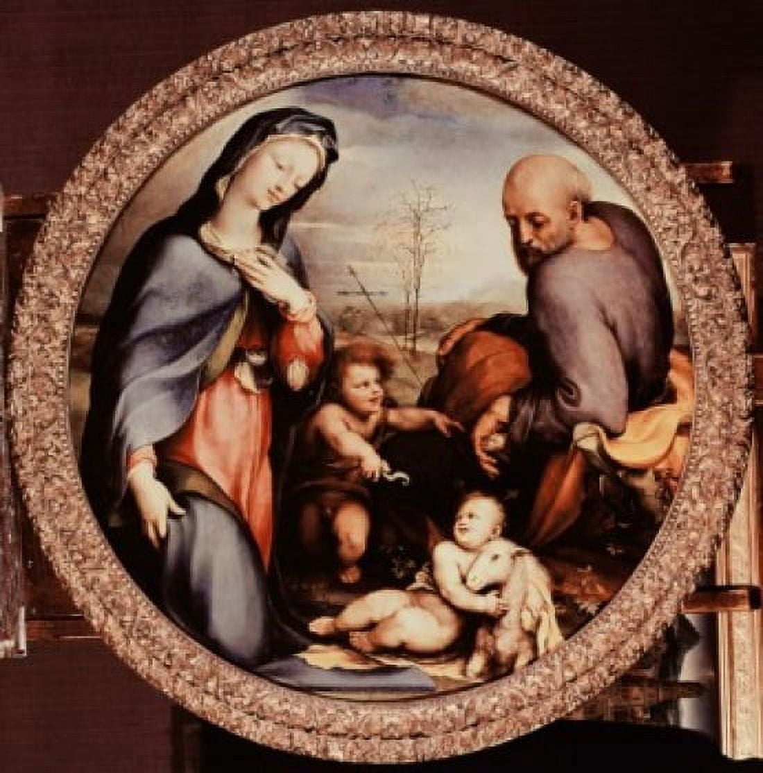 Holy Family With St John The Baptist  Domenico Beccafumi (1486-1551 Italian) Canvas Art - Domenico Beccafumi (18 x 24)