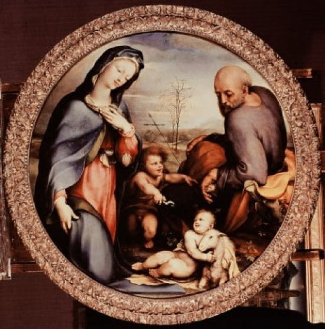 Holy Family With St John The Baptist  Domenico Beccafumi (1486-1551 Italian) Canvas Art - Domenico Beccafumi (24 x 36)