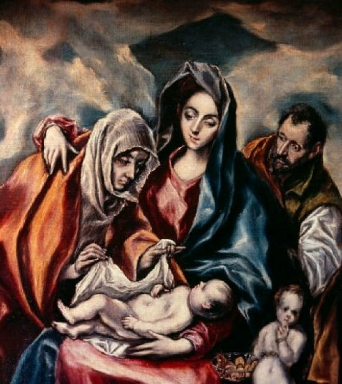 Holy Family with Infant Saint John by El Greco 1541-1614 Spain Madrid Museo del Prado Canvas Art - El Greco (18 x 24)