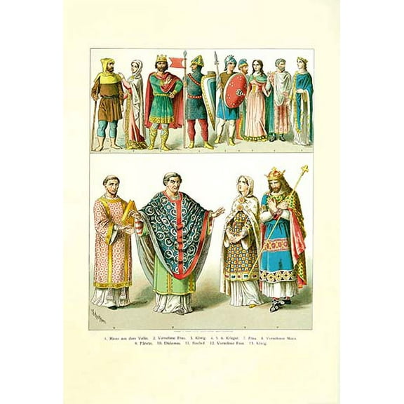 Holy Figures Fine art canvas print (20" x 30")