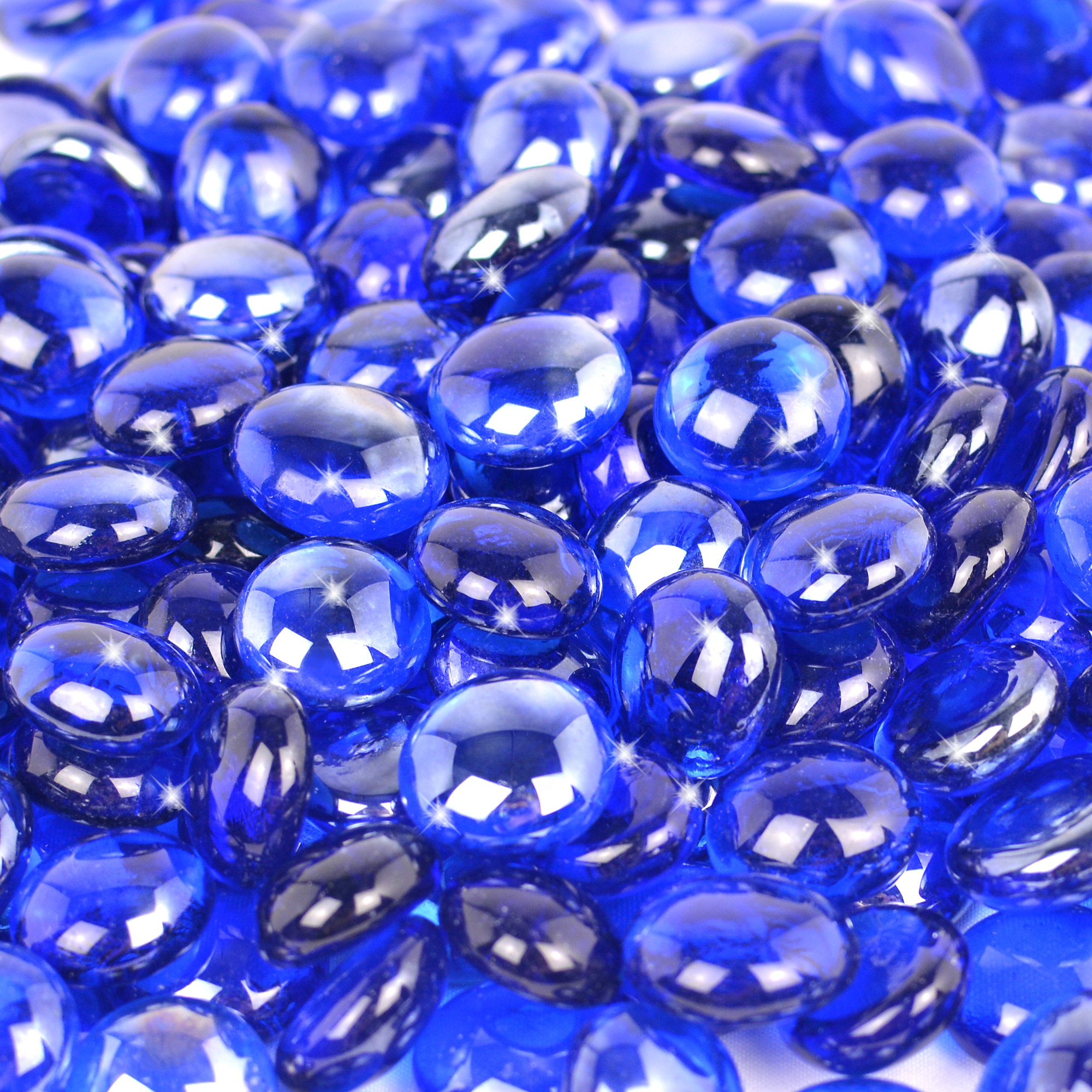 Holy Fire 10 LBS Fire Glass Beads for Fire Pit, 3/4 Inch Reflective