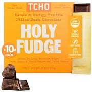 Holy Fudge 76% Dark Chocolae Bars (10 Pack) | Single , Based, Organic & Fair rade, | Non GMO, Non-Dairy, Vegan, Soy (2.5Oz Each)