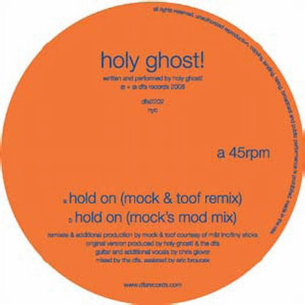 Holy Ghost! - Mock & Toof Remixes-Hold on - Music & Performance - Vinyl