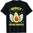 thumbnail image 1 of Holy Guacamole Avocado Softstyle Unisex T-Shirt,Black Color,Size M, 1 of 5