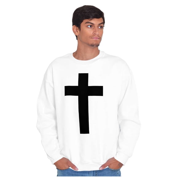 Holy Jesus Christ Christian Unisex Plus Fleece Graphic Sweatshirt Brisco Brands 2X