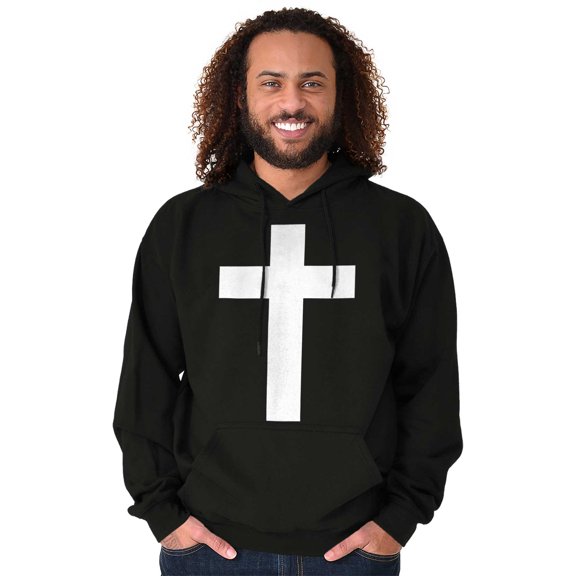 Holy Jesus Christ Christian Unisex Plus Fleece Graphic Hoodie Brisco Brands 2X