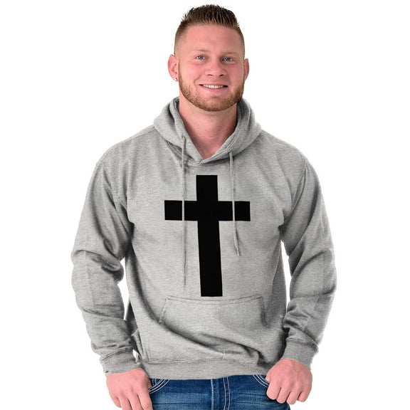 Holy Jesus Christ Christian Unisex Plus Fleece Graphic Hoodie Brisco Brands 3X