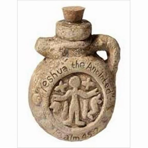 Holy Land Gifts 127021 Anointing Oil Flask Yeshua The Anointed Psalm 45 7
