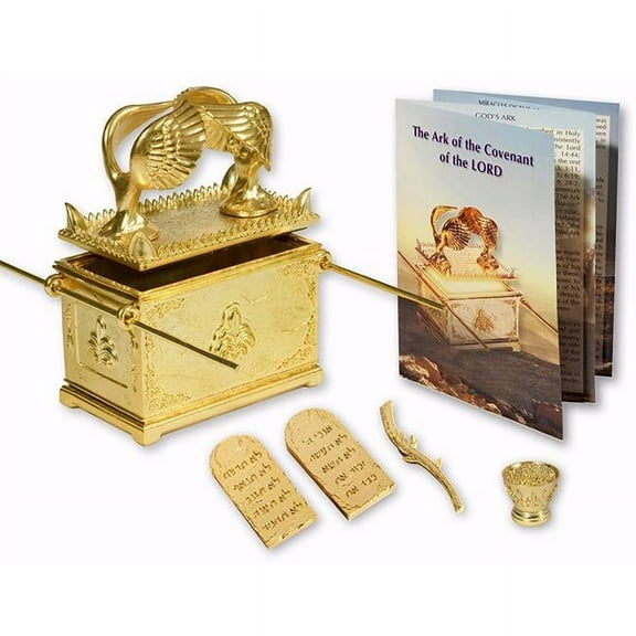Holy Land Gifts Desktop Set - Ark of The Covenant With Contents