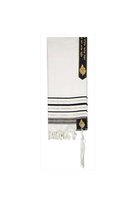 Tallit Elijah The Prophet 100 Percent Wool 24 In.