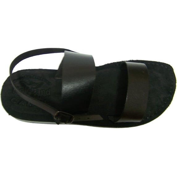 Holy Land Market Genuine Leather Suede Bottom Biblical Sandals (Yashua) Suede II (44 M EU)