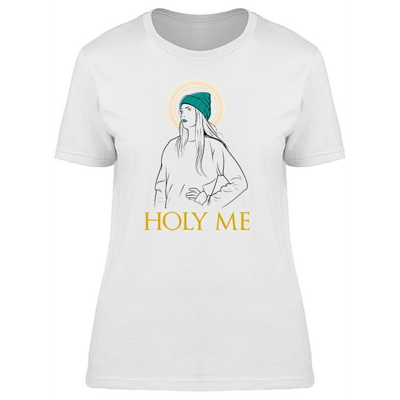 Holy Me Girl Sketch Women's White T-shirt
