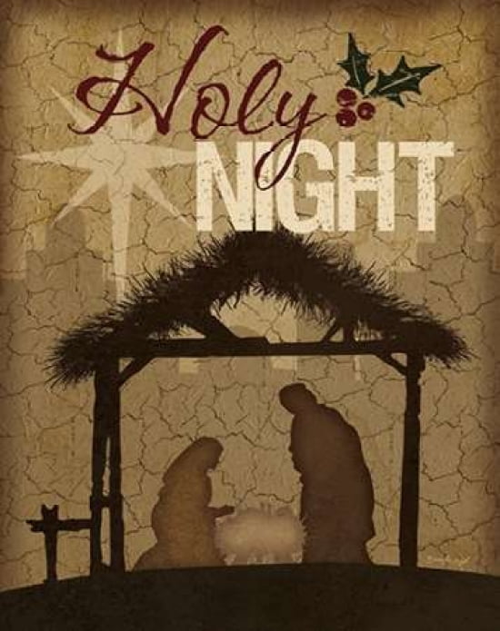 Holy Night Nativity Canvas Art - Jennifer Pugh (22 x 28)