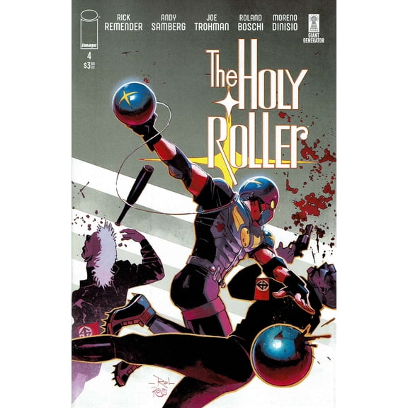 Holy Roller, The #4A VF ; Image Comic Book