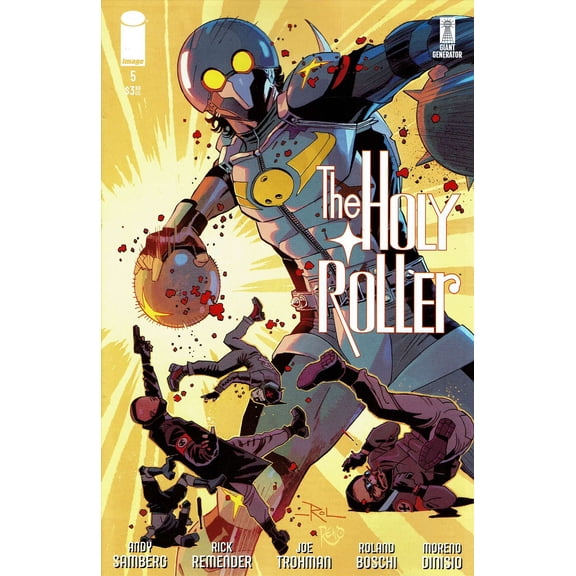 Holy Roller, The #5A VF ; Image Comic Book
