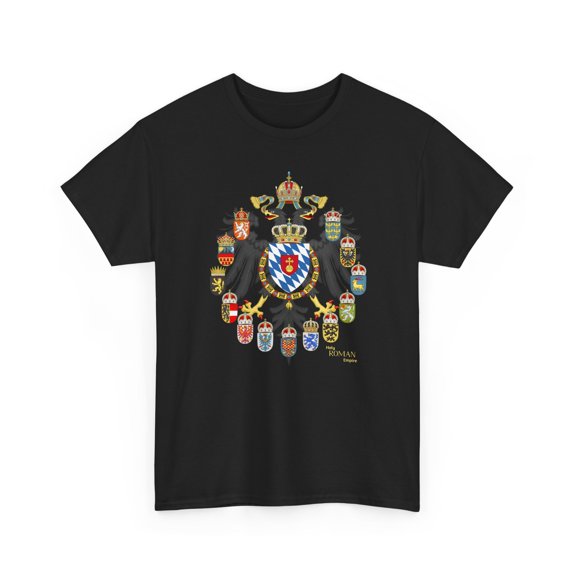 Holy Roman Empire Inspired T-Shirt | Medieval History Unisex Tee (Black, M)