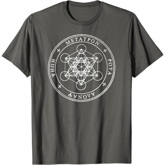 Holy Seal of Archangel Metatron aka Enoch Sigil Softstyle Unisex T-Shirt Men Women Kids,Charcoal Color,Size 2T