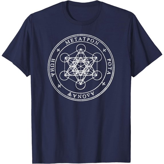 Holy Seal of Archangel Metatron aka Enoch Sigil Softstyle Unisex T-Shirt Men Women Kids,Navy Color,Size YXS