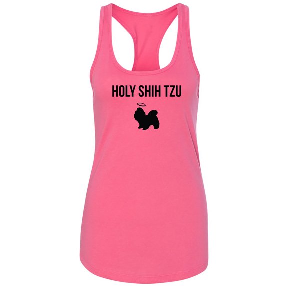 Holy Shih Tzu Racerback Tank