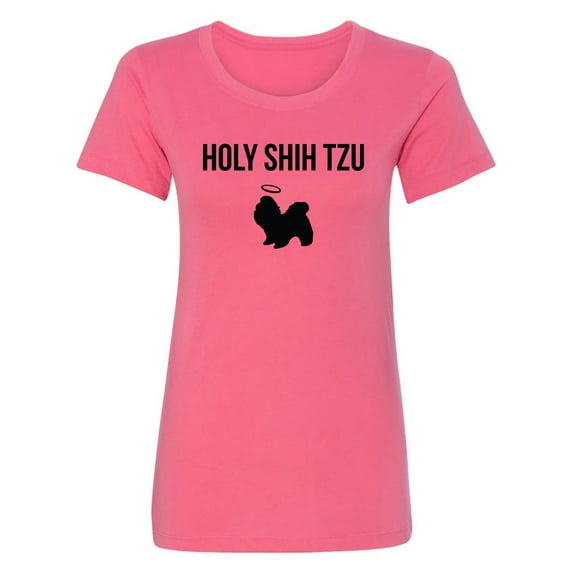 Holy Shih Tzu Womens crewneck tee