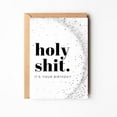 thumbnail image 1 of Holy Shit Birthday Card – Bold and Hilarious Greeting – Blank Inside with Envelope – Perfect for Fun Birthday Celebrations, 1 of 2