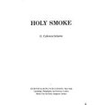 thumbnail image 1 of Pre-Owned Holy Smoke Hardcover Guillermo Cabrera Infante, 1 of 1