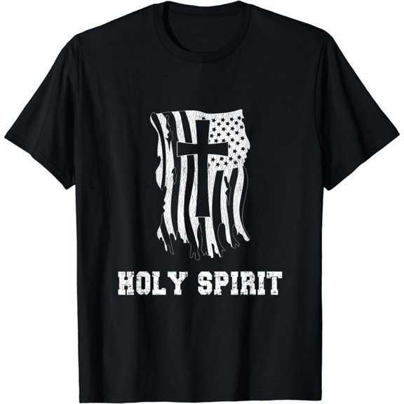 Holy Spirit. Patriotic 'Holy Spirit' USA Flag Design T-Shirt