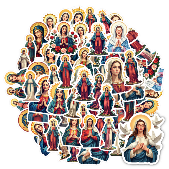 Holy Stickers Stationery Stickers Peace Stickers Teacher Reward Stickers for Laptops Phones Suitcase